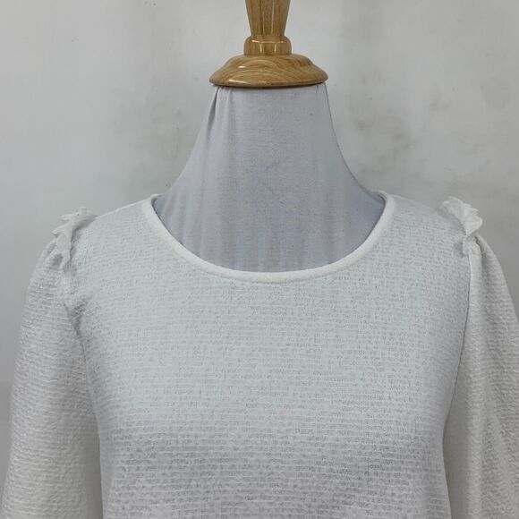 Sunday In Brooklyn Astley Top Womens S Small Anthropologie Pom Pom Mid Sleeves - Picture 4 of 11